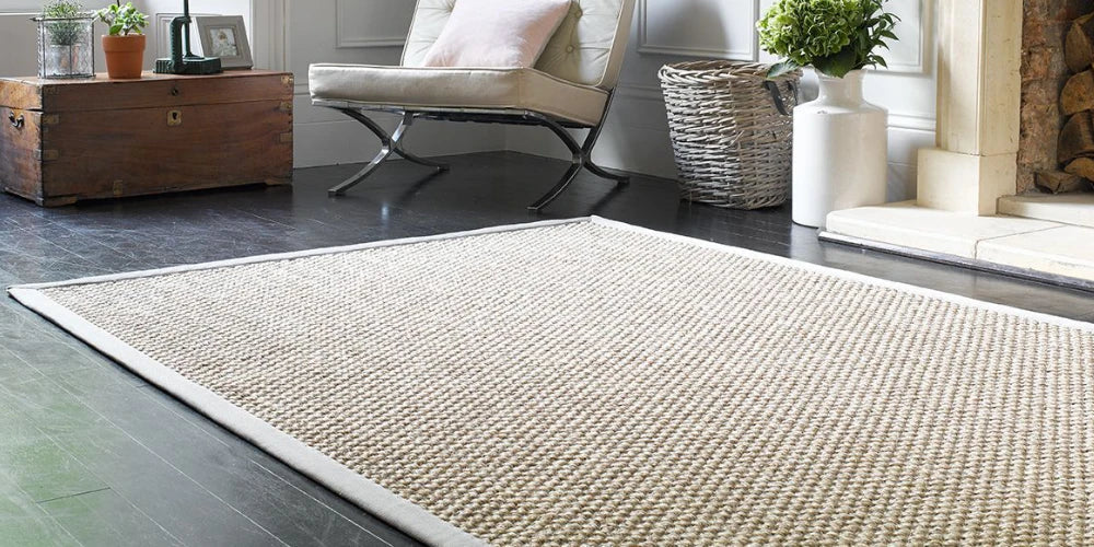 Sisal vloerkleed met rand: afwerking & opties