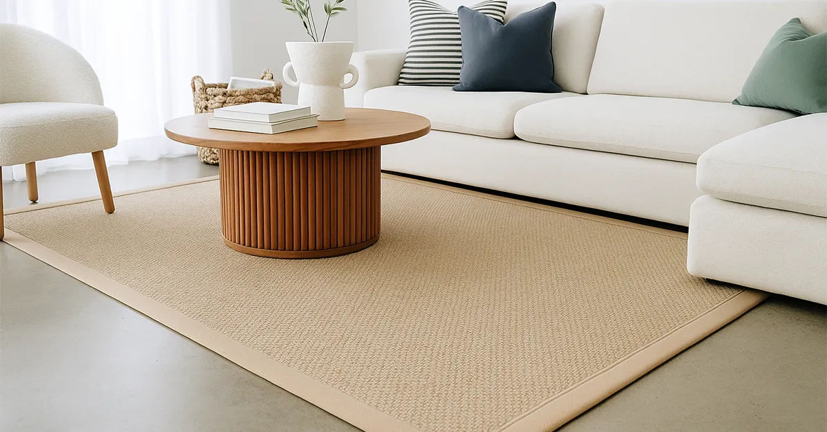 Vloerkleed onder de eettafel: maat, vorm en materiaal