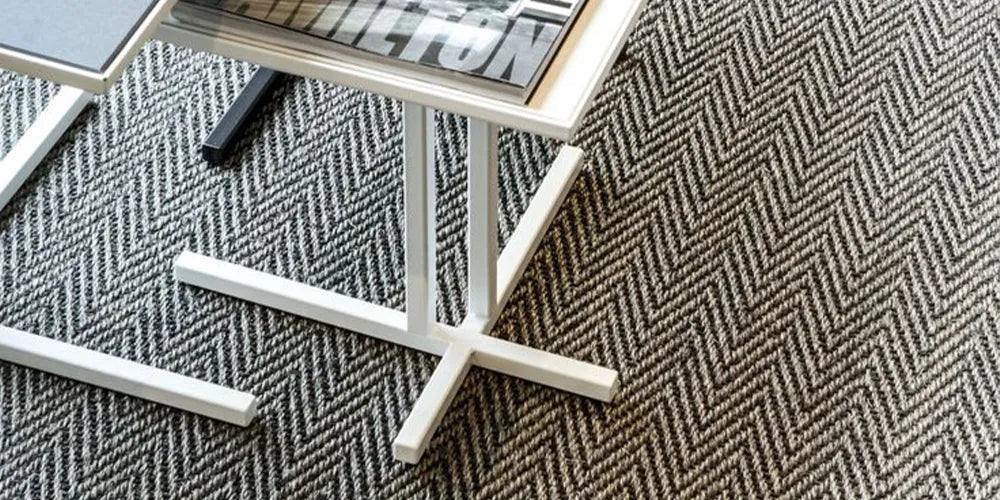 sisal vloerkleed visgraat